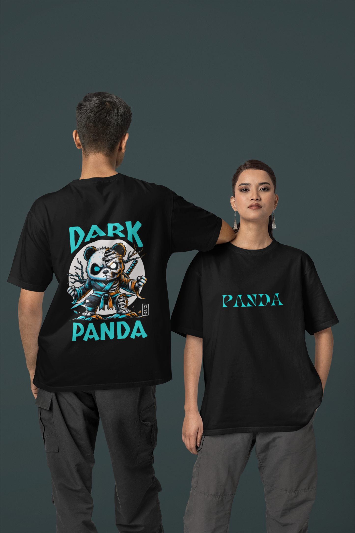 Dark Panda Oversized T-Shirt