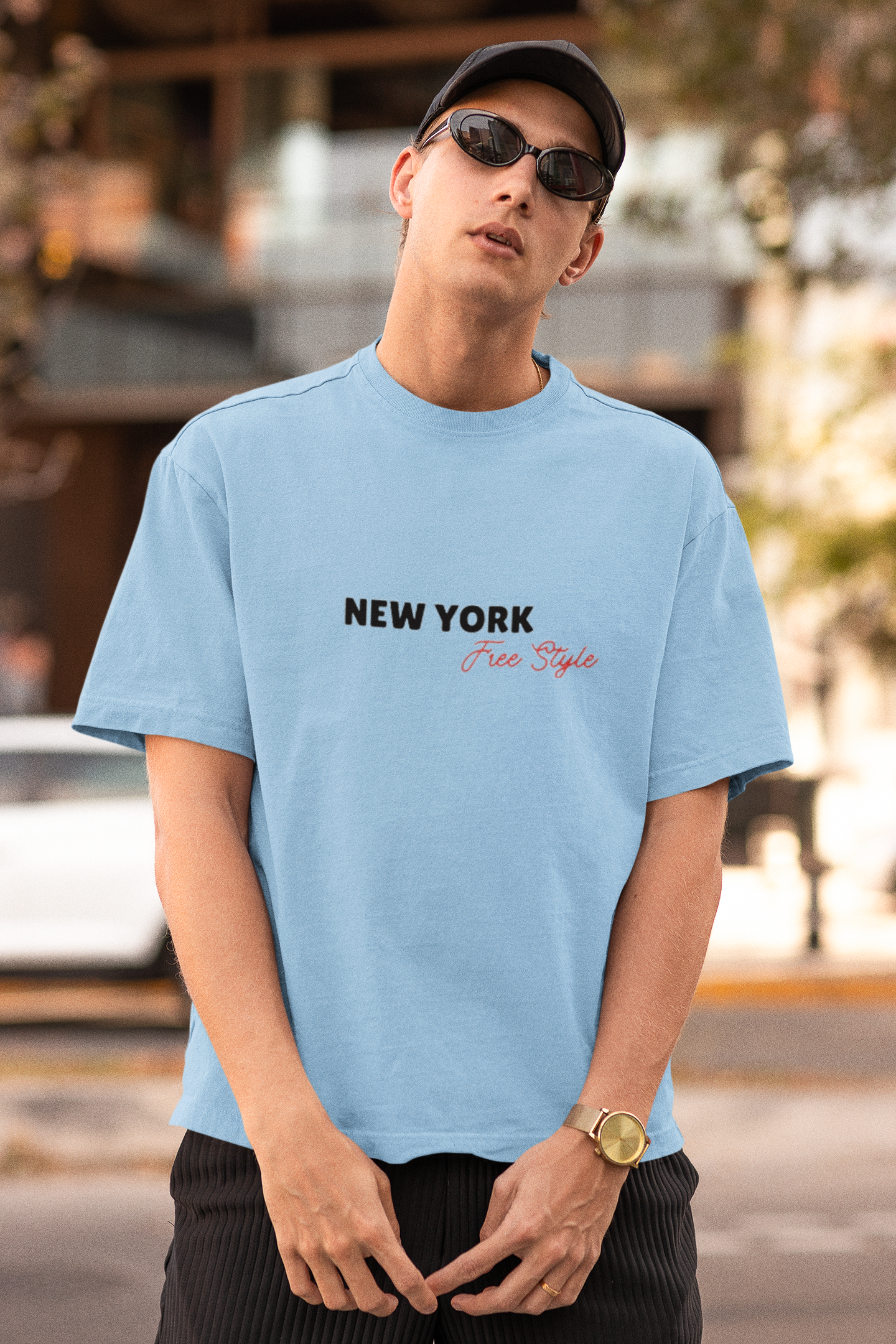 New York Free Style Oversized T-shirt