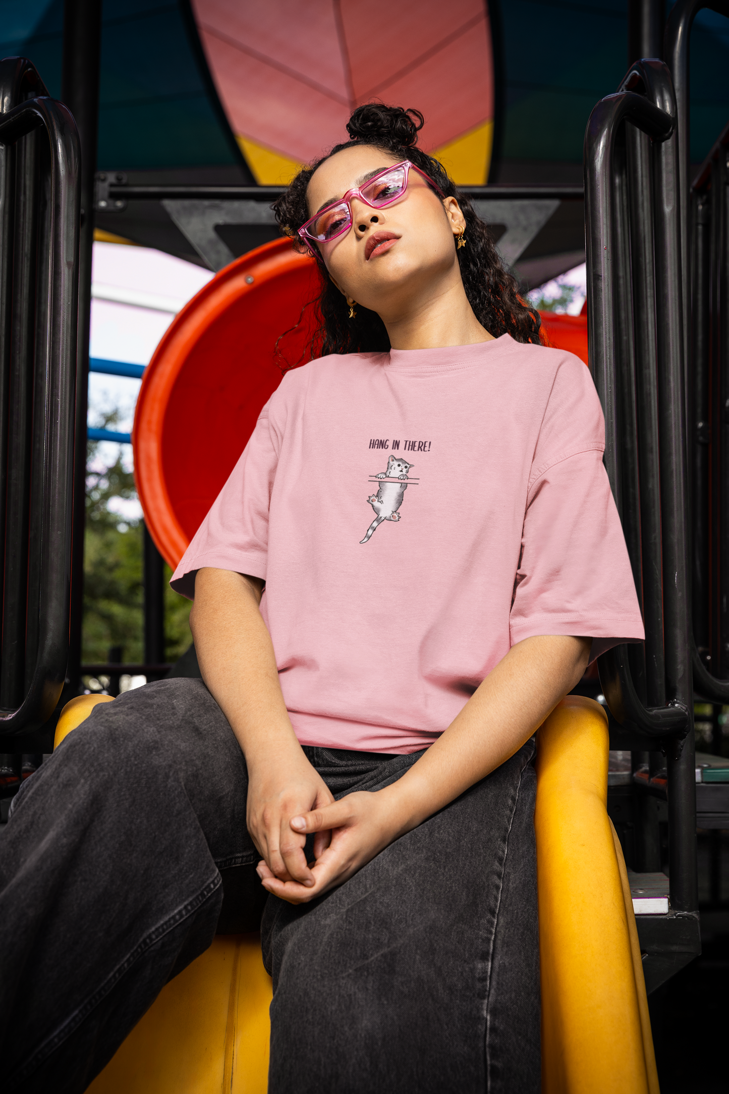 Hang In There Oversized T-Shirt