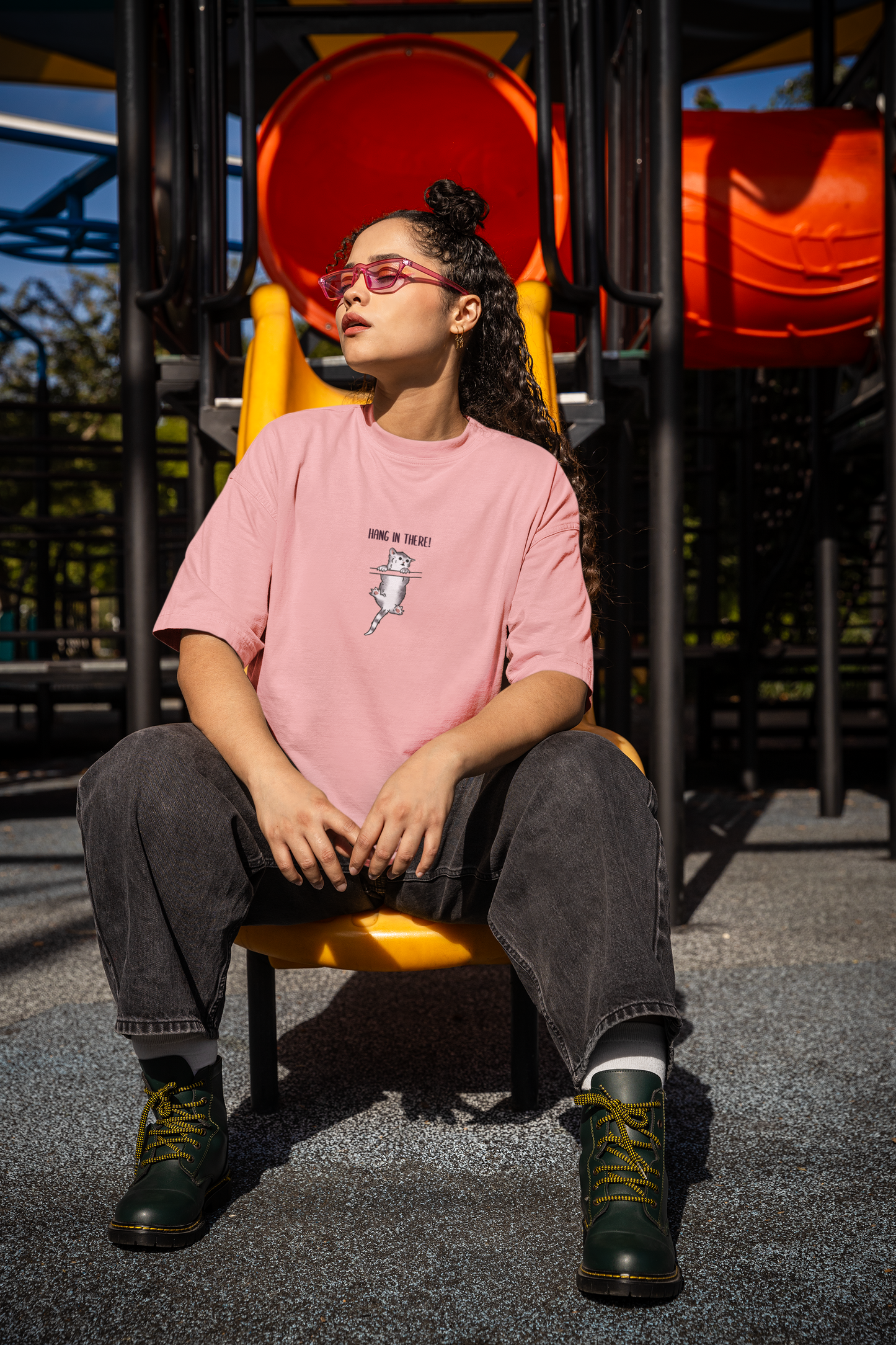 Hang In There Oversized T-Shirt