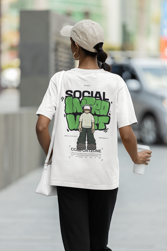 Social Introvert Oversized T-Shirt
