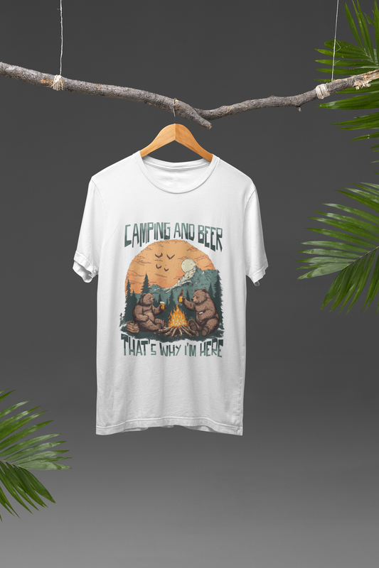 Camping & Beer Classic Fit T-Shirt