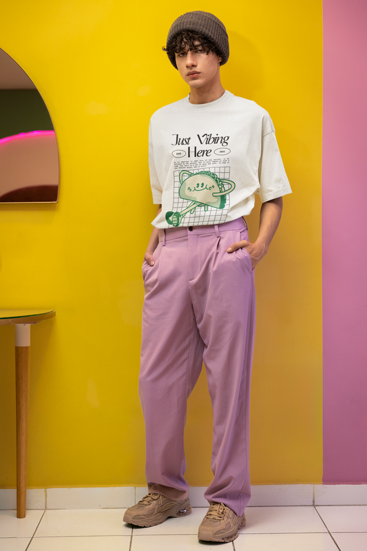 Just Vibing Here Oversized T-shirt