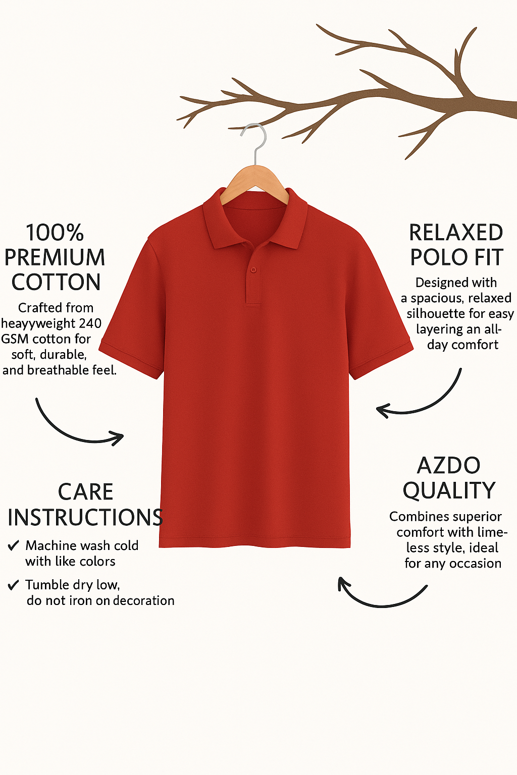 Petrol Blue Polo T-Shirt