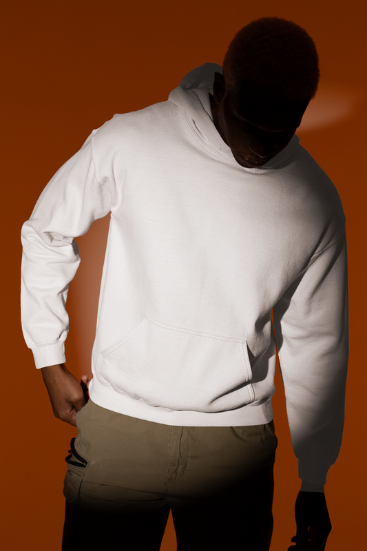 Premium Oversized White Hoodie