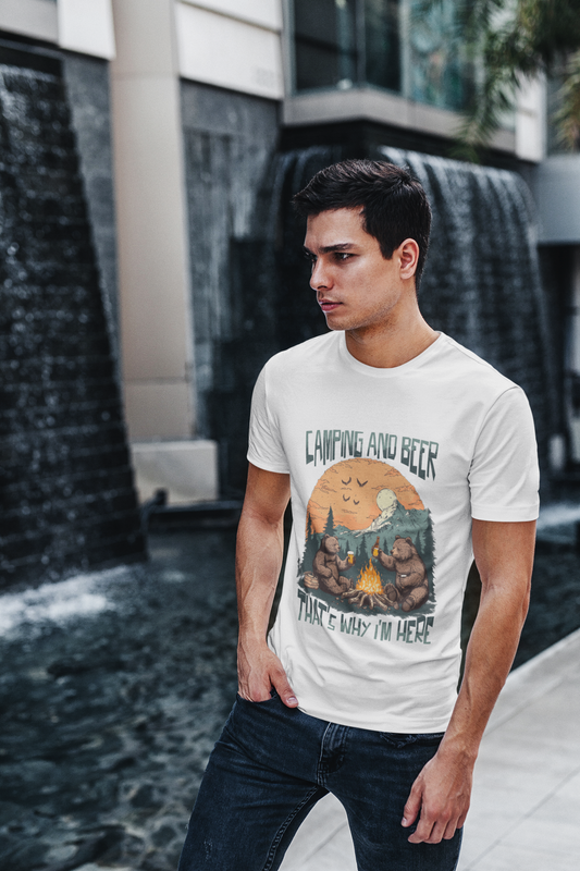 Camping & Beer Classic Fit T-Shirt